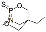 CAS 登录号：67590-59-4， 4-乙基-7-甲基-7-氮杂-2,6-二氧杂-1-磷杂双环[2.2.2]辛烷 1-硫化物