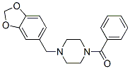 CAS#: 6761-59-7, 1-(1,3-Benzodioxol-5-Ylmethyl)-4-Benzoylpiperazine