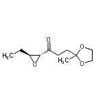 CAS#: 676168-80-2, 1-[(2R,3S)-3-Ethyl-2-oxiranyl]-3-(2-methyl-1,3-dioxolan-2-yl)-1-propanone