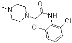 CAS 登录号：67624-93-5， 2,6-二氯-2-(4-甲基哌嗪-1-基)-乙酰苯胺