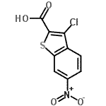 CAS#: 676348-44-0, 3-Chloro-6-nitro-1-benzothiophene-2-carboxylic acid