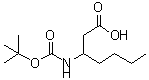 CAS 登录号：676348-90-6， 3-({[(2-甲基-2-丙基)氧基]羰基}氨基)庚酸