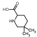 CAS#: 676355-70-7, 5,5-Dimethyl-2-piperidinecarboxylic acid