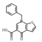 CAS#: 67637-79-0, 7-Benzyl-4-oxo-4,7-dihydrothieno[2,3-b]pyridine-5-carboxylic acid