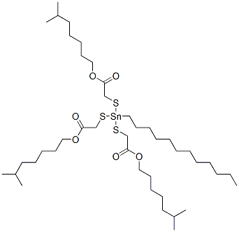 CAS 登录号：67649-65-4， 2,2',2''-[(十二烷基锡烷基)三(硫代)]三乙酸三异辛酯