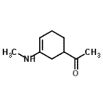 CAS#: 67654-06-2, 1-[3-(Methylamino)-3-cyclohexen-1-yl]ethanone