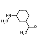 CAS 登录号：67654-10-8， 1-(3-甲基氨基环己基)乙酮