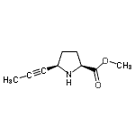 CAS#: 676560-92-2, Methyl (5R)-5-(1-propyn-1-yl)-L-prolinate