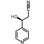 CAS#: 676563-19-2, (3S)-3-Hydroxy-3-(4-pyridinyl)propanenitrile