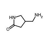 CAS#: 676627-00-2, 4-(Aminomethyl)-2-pyrrolidinone