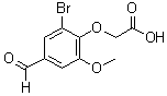 CAS#: 677012-43-0, (2-Bromo-4-formyl-6-methoxyphenoxy)acetic acid