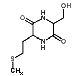CAS#: 677021-07-7, 3-(Hydroxymethyl)-6-[2-(methylsulfanyl)ethyl]-2,5-piperazinedione