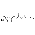 CAS#: 67706-68-7, Ethyl 4-({[(2-methyl-2-propanyl)oxy]carbonyl}amino)-3-oxobutanoate