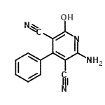 CAS#: 67720-42-7, 6-Amino-2-oxo-4-phenyl-1,2-dihydro-3,5-pyridinedicarbonitrile