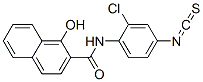CAS#: 67728-25-0, 2'-Chloro-1-Hydroxy-2-Naphthanilide-4'-Isothiocyanate