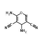CAS#: 677709-30-7, 4,6-Diamino-4H-1,2-oxazine-3,5-dicarbonitrile