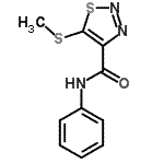 CAS#: 677720-53-5, 5-(Methylsulfanyl)-N-phenyl-1,2,3-thiadiazole-4-carboxamide