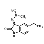 CAS#: 677740-26-0, (3E)-3-(Dimethylhydrazono)-5-ethyl-1,3-dihydro-2H-indol-2-one