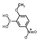 CAS 登录号：677746-35-9， (2-甲氧基-5-硝基苯基)硼酸