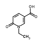 CAS 登录号：677762-00-4， 1-乙基-6-氧代-1,6-二氢-3-吡啶羧酸