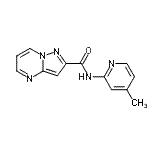 CAS#: 677769-36-7, N-(4-Methyl-2-pyridinyl)pyrazolo[1,5-a]pyrimidine-2-carboxamide
