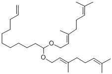 CAS 登录号：67785-74-4， 10-十一烯醛二香叶基缩醛