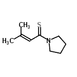 CAS 登录号：67797-23-3， 3-甲基-1-(1-吡咯烷基)-2-丁烯-1-硫酮