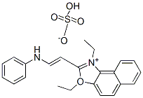 CAS 登录号：67800-93-5， 3-乙基-2-[2-(苯基氨基)乙烯基]萘并[1,2-d]恶唑鎓硫酸乙酯盐