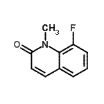CAS 登录号：67805-54-3， 8-氟-1-甲基-2(1H)-喹啉酮