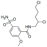 CAS 登录号：67833-50-5， 5-(氨基磺酰基)-N-(2,5-二氯戊基)-2-甲氧基苯甲酰胺