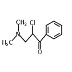 CAS#: 67835-25-0, 2-Chloro-3-(dimethylamino)-1-phenyl-1-propanone