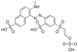 CAS#: 67846-60-0, 6-(Methylamino)-5-[[2-Sulpho-4-[[2-(Sulphooxy)Ethyl]Sulphonyl]Phenyl]Azo]Naphthalene-2-Sulphonic Acid