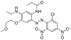CAS#: 67846-62-2, N-[2-[(2-Chloro-4,6-Dinitrophenyl)Azo]-5-(Ethylamino)-4-(2-Methoxyethoxy)Phenyl]Propionamide