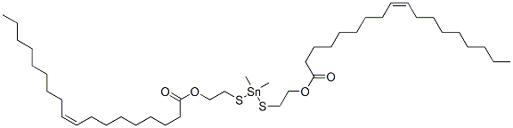 CAS 登录号:67859-63-6, (二甲基锡烷亚基)二(硫代亚乙基)二油酸酯