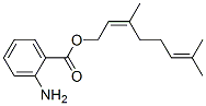 CAS 登录号:67859-99-8, (Z)-3,7-二甲基辛-2,6-二烯基邻氨基苯甲酸酯