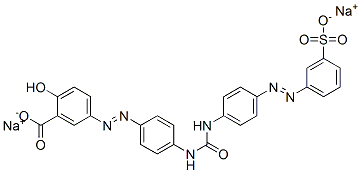CAS#: 67874-59-3, Disodium 5-[[4-[[[[4-[(3-Sulphonatophenyl)Azo]Phenyl]Amino]Carbonyl]Amino]Phenyl]Azo]Salicylate