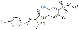 CAS#: 67875-29-0, Sodium 2,5-Dichloro-4-[4,5-Dihydro-4-[(4-Hydroxyphenyl)Azo]-3-Methyl-5-Oxo-1H-Pyrazol-1-Yl]Benzenesulphonate
