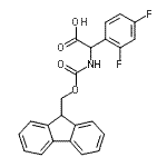 CAS#: 678991-01-0, (2,4-Difluorophenyl){[(9H-fluoren-9-ylmethoxy)carbonyl]amino}acetic acid