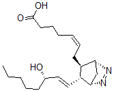 CAS#: 67901-99-9, 7-(6-(3-Hydroxy-1-octenyl)-2,3-diazabicyclo(2.2.1)hept-2-en-5-yl)-5-Heptenoic acid