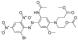 CAS#: 67905-16-2, Methyl N-[5-(Acetylamino)-4-[(2-Bromo-4,6-Dinitrophenyl)Azo]-2-Methoxyphenyl]-N-[2-(Acetoxy)Ethyl]beta-Alaninate
