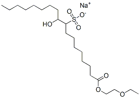 CAS#: 67906-29-0, Sodium 1-(2-Ethoxyethyl) 10-Hydroxy-9-Sulphonatooctadecanoate