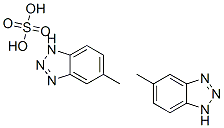CAS 登录号：67924-12-3， 二(5-甲基-1H-苯并三唑)硫酸盐