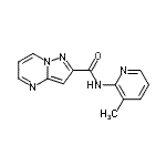 CAS#: 679415-99-7, N-(3-Methyl-2-pyridinyl)pyrazolo[1,5-a]pyrimidine-2-carboxamide