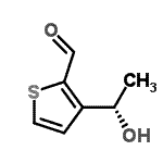 CAS#: 679420-10-1, 3-[(1S)-1-Hydroxyethyl]-2-thiophenecarbaldehyde