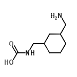 CAS#: 679426-40-5, {[3-(Aminomethyl)cyclohexyl]methyl}carbamic acid