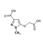 CAS#: 679436-55-6, 5-(Carboxymethoxy)-1-methyl-1H-pyrazole-3-carboxylic acid