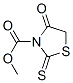 CAS 登录号：67952-25-4， 4-氧代-2-硫酮噻唑烷-3-羧酸甲酯