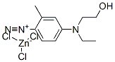 CAS#: 67953-75-7, 4-[Ethyl(2-Hydroxyethyl)Amino]-2-Methylbenzenediazonium Trichlorozincate
