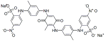 CAS#: 6797-90-6, Disodium 2,2'-[(2-Methyl-3,6-Dioxo-1,4-Cyclohexadiene-1,4-Diyl)Bis[Imino(2-Methyl-4,1-Phenylene)Imino]]Bis(5-Nitrobenzenesulphonate)