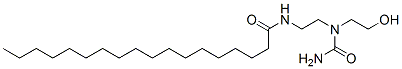 CAS 登录号：67970-23-4， N-[2-[(氨基羰基)(2-羟基乙基)氨基]乙基]硬脂酰胺